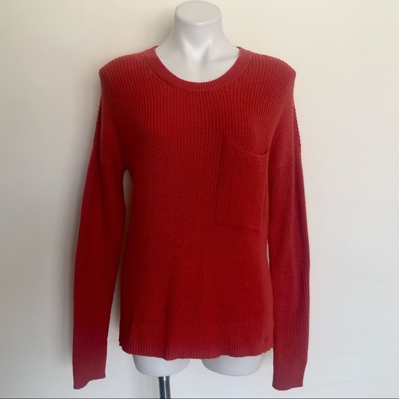 Madewell Thompson Pocket Pullover Crew Neck Sweater S - Picture 5 of 8